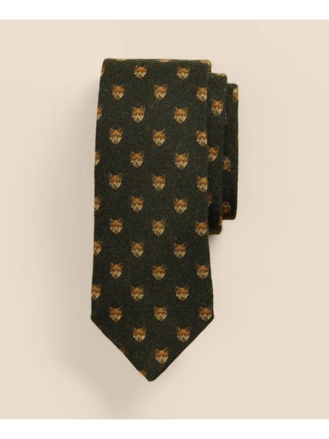 Brooks Brothers Wool Fox Tie