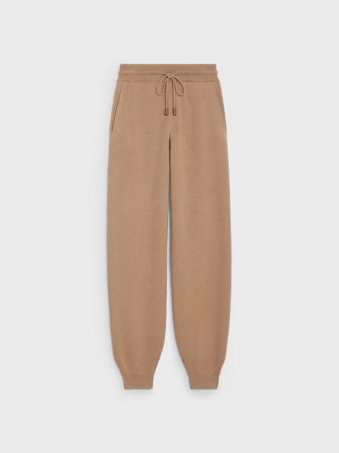 CELINE TRACK PANTS IN SULKY CASHMERE AND WOOL