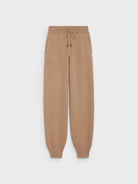 CELINE TRACK PANTS IN SULKY CASHMERE AND WOOL