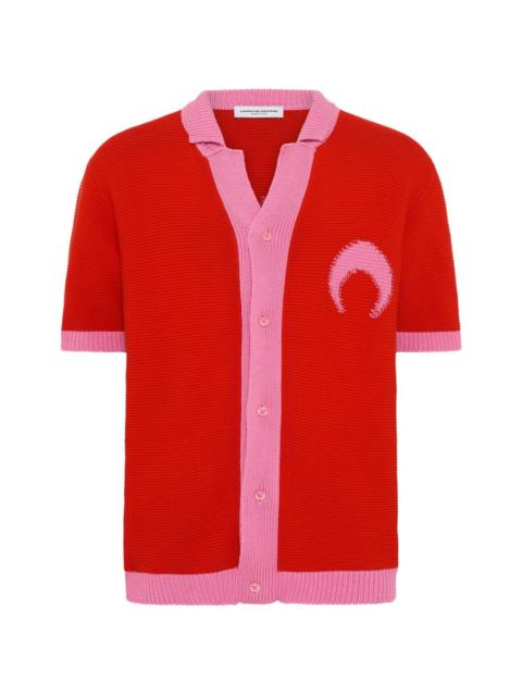 Marine Serre crochet moon cardigan