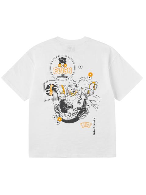 EVISU Godhead Koi Print T-shirt