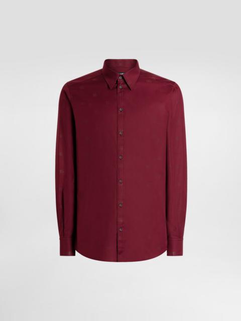 Dolce & Gabbana Logo-print martini poplin shirt