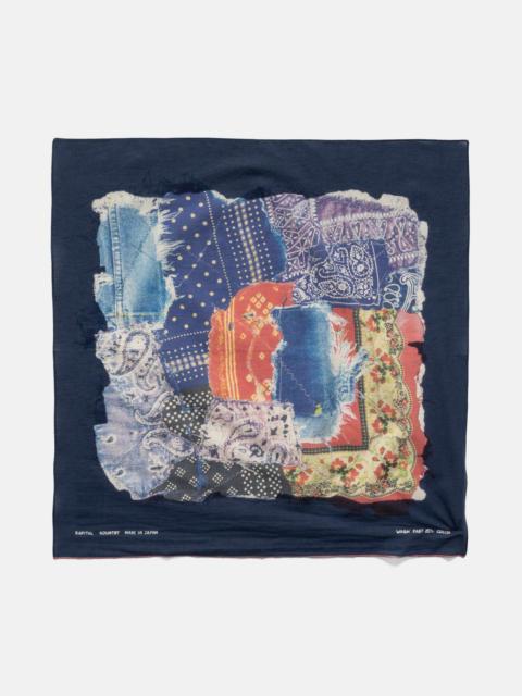 Kapital Fastcolor Selvedge Bandana (BANDANA Patchwork) Navy