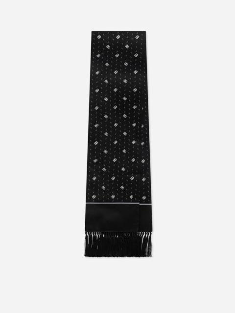 Dolce & Gabbana Silk scarf with DG logo print