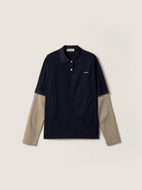 Miu Miu Jersey polo shirt