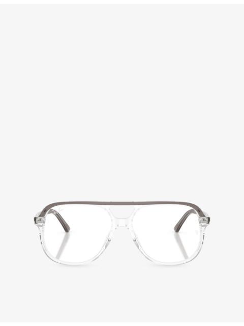 Ray-Ban RB5698 Square-Frame Acetate Optical Glasses