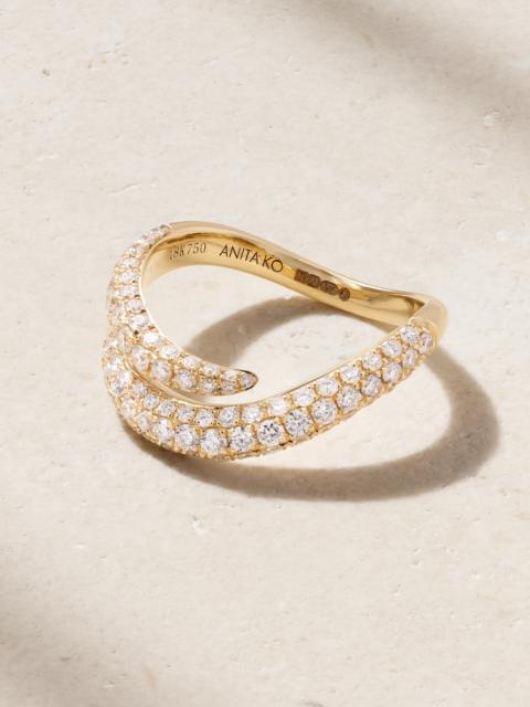 ANITA KO Zara 18-karat Gold Diamond Ring