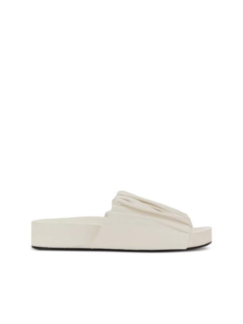 Jil Sander ruched-detail sandals