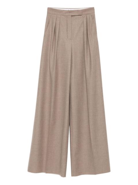 Max Mara pleated-front cashmere trousers