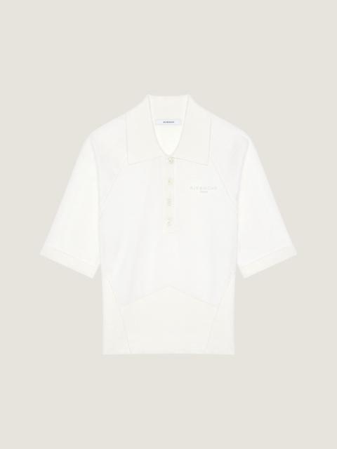 Givenchy POLO IN COTTON AND SILK