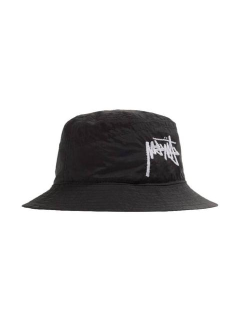 Nike Embroidered Logo Nylon Bucket Hat Black