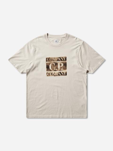 C.P. Company Men's 30/1 Jersey Graphic T-Shirt Frozen Dew