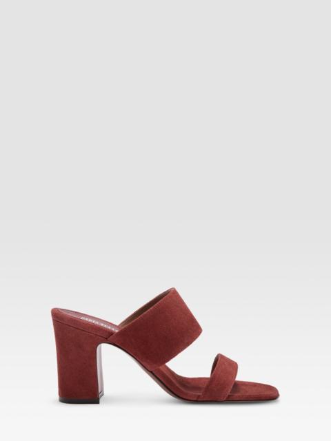 PARIS TEXAS SUEDE LEATHER MULE