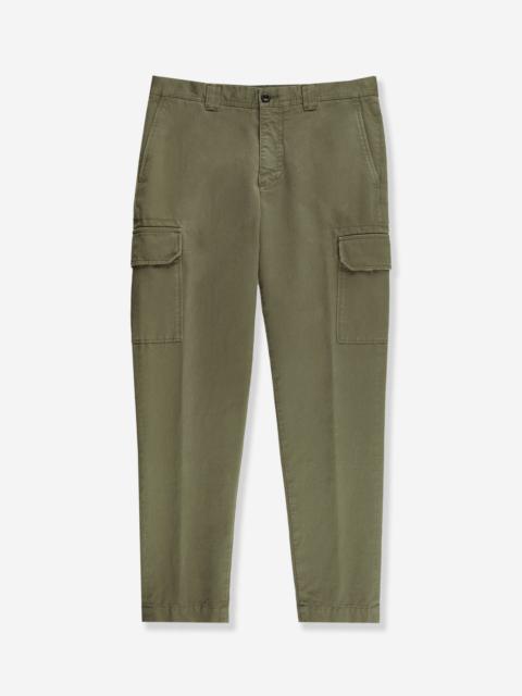 SLOWEAR Tapered fit cotton cargo trousers