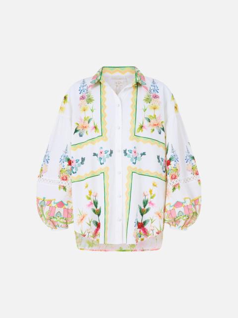 CAMILLA BALLOON SLEEVE BLOUSE