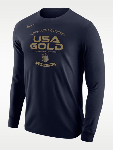 Nike Nike USA Olympic Team 2026 "Gold Medal" Roster Men's Cotton T-Shirt