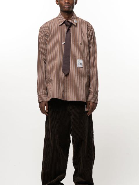 Maison MIHARAYASUHIRO Attached Tie Long Sleeve Shirt