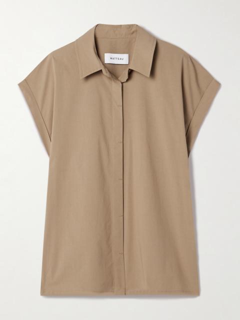 MATTEAU Organic Cotton-poplin Shirt