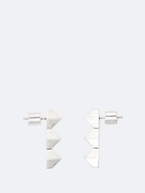 ALLSAINTS SPIKE METAL BEAD EARRINGS