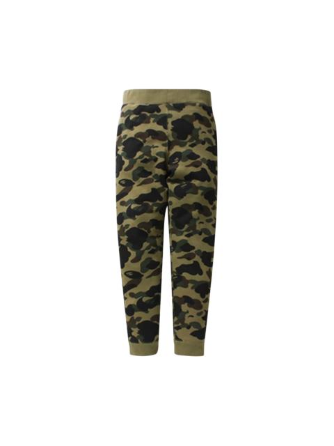 BAPE 1st Camo Slim Sweat Pants 'Green'