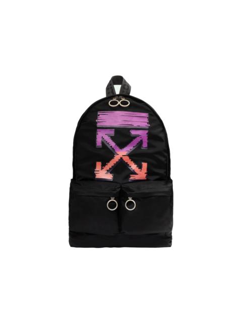 Off-White OFF-WHITE Marker Arrow Easy Backpack Black Fuschia