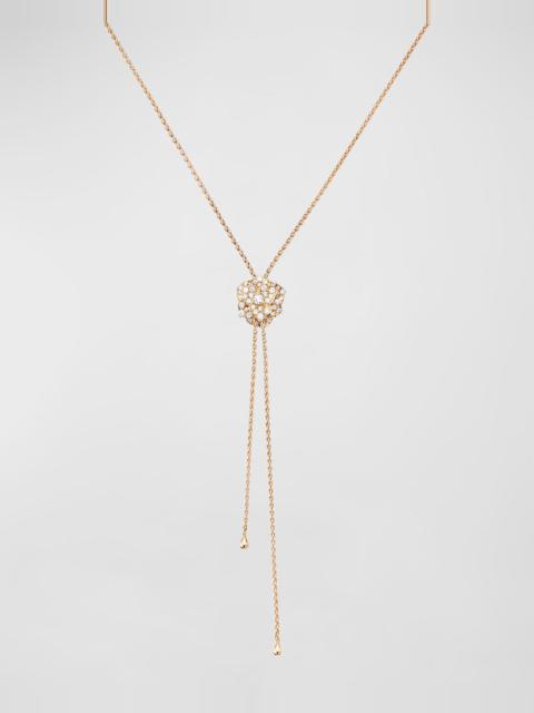 Piaget Rose 18K Rose Gold Lariat Diamond Necklace