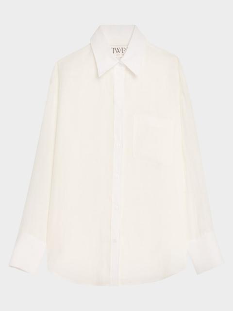 TWP Big Joe Cotton Button-Front Shirt