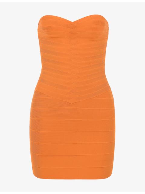 House of CB The Sweetheart Strapless Stretch-Woven Mini Dress