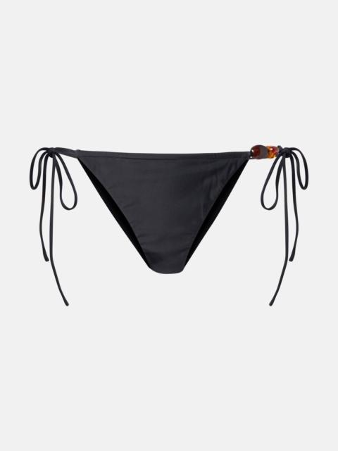 FAITHFULL Ombra embellished bikini bottoms