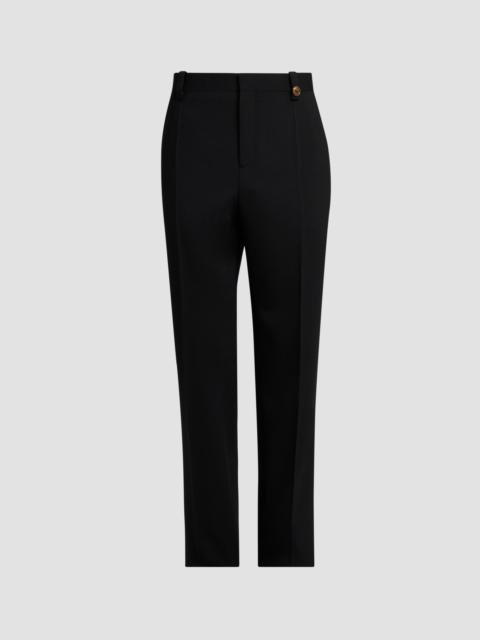 VERSACE Men's Medusa Stretch-Wool Pants - Black