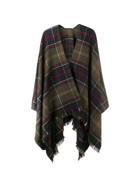 Staffin tartan serape cape