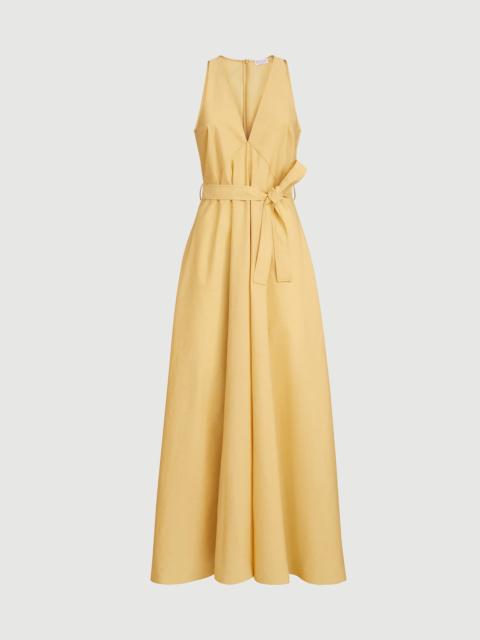 Brunello Cucinelli Techno cotton poplin belted dress