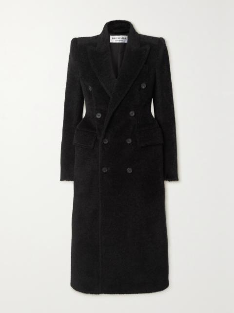 BALENCIAGA Hourglass Double-breasted Wool-blend Twill Coat