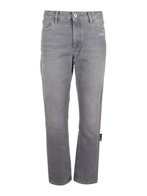 Off-White GREY DENIM STRAIGHT LEG