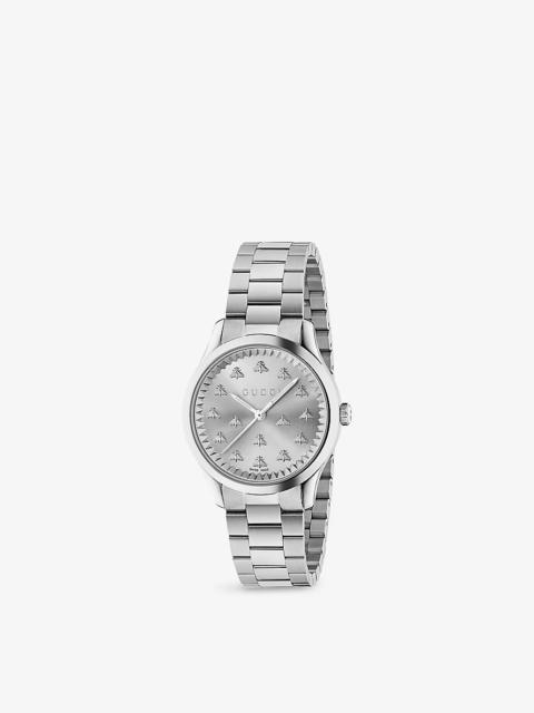 YA1265031 G-Timeless stainless-steel quartz watch