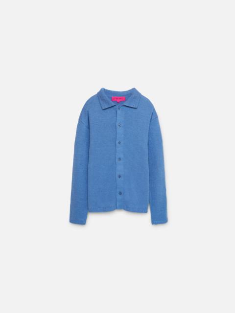 Our Legacy Evening Polo Livid Blue Fuzzy Alpaca | REVERSIBLE Our Legacy Evening Polo Livid Blue Fuzzy Alpaca | REVERSIBLE
