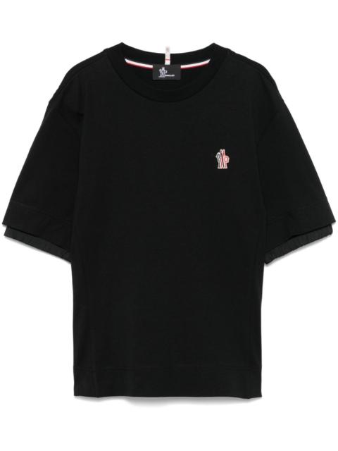 Moncler Grenoble logo-patch cotton T-shirt