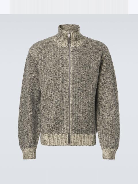 Jil Sander Ribbed-knit wool and cotton blouson