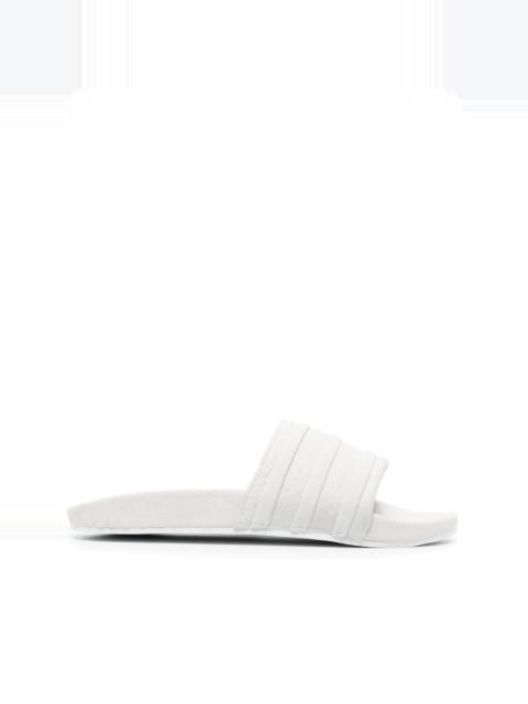 adidas slip-on stripe-detail slides