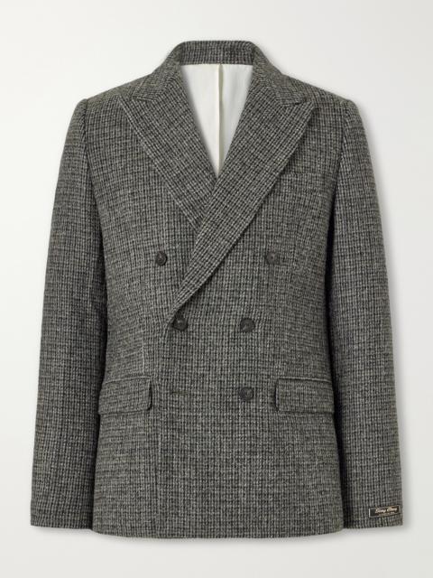 A KIND OF GUISE Double-Breasted Virgin Wool-Tweed Blazer