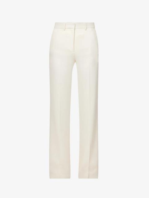 Morissey straight-leg high-rise stretch-woven trousers