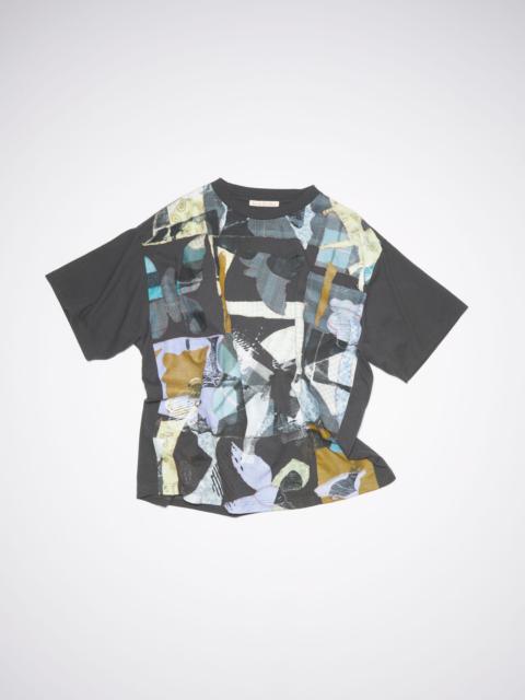 Acne Studios Patchwork t-shirt - Faded black