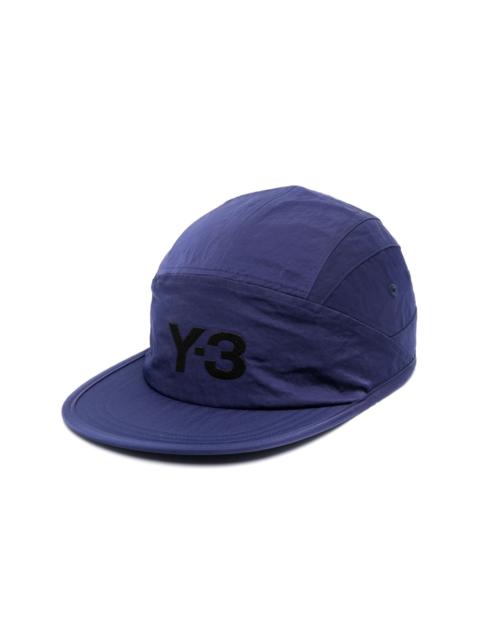 Y-3 logo-print flat-peak cap