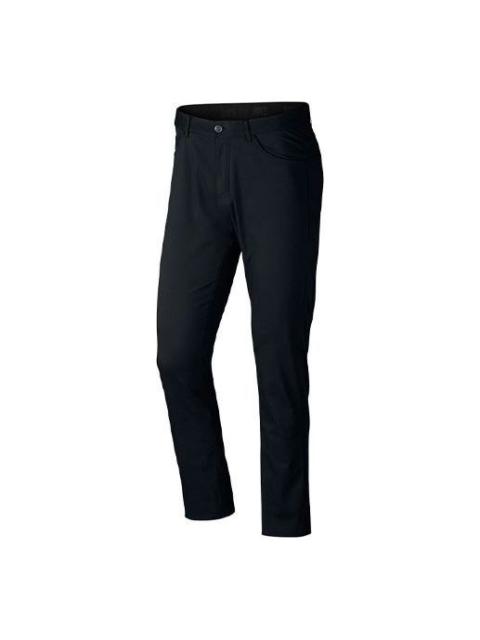 Nike 나이키 단단한 색깔 옥외 골프 캐주얼 긴 바지 검정 891925-010
