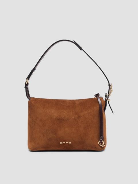 Etro Women's Small Suede Hobo Shoulder Bag - Cuoio
