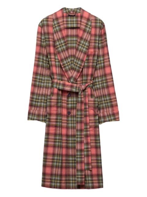 Prada cotton robe single-breasted coat