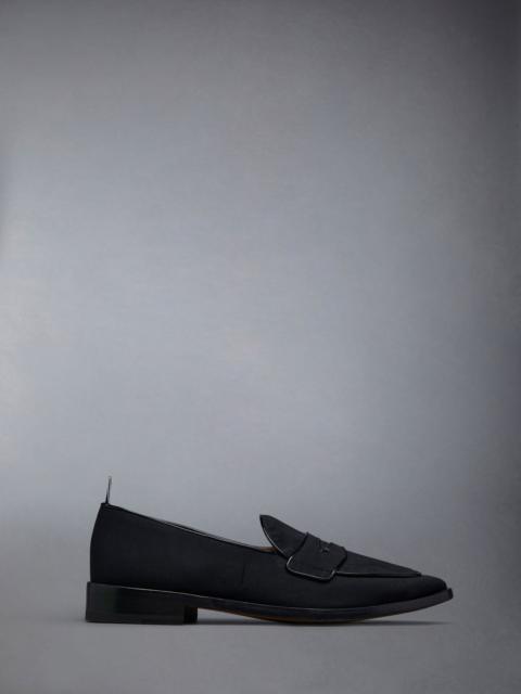 Thom Browne Grosgrain Flexible Leather Sole Varsity Penny Loafer
