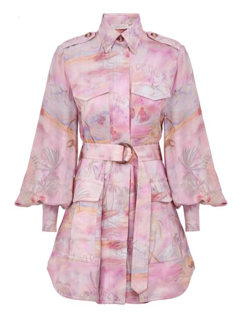 Zimmermann DAWNING CARGO MINI DRESS