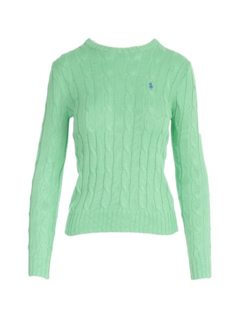 Polo Ralph Lauren Crew Neck L/S Sweater W/Braids