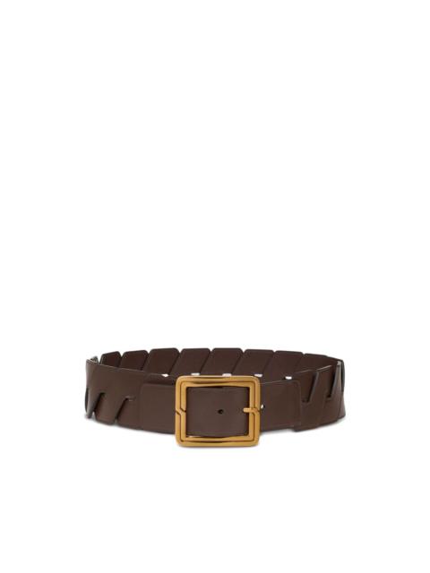 Etro interwoven leather belt